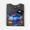 Retro Gamers Never Quit Arcade T-Shirt – Distressed Vintage Graphic Tee