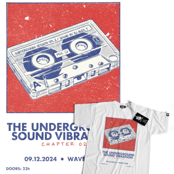 Underground Sound Retro Cassette Vibration Tee