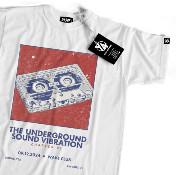 Underground Sound Retro Cassette Vibration Tee